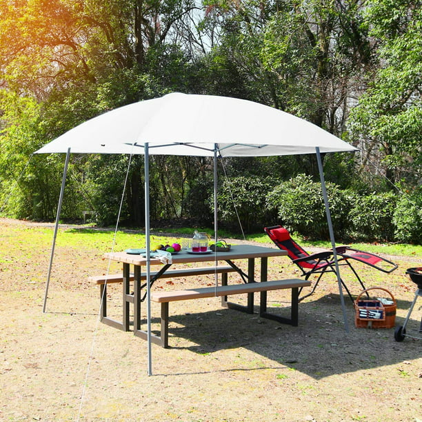Brown PHI VILLA 13'x13' UV Block Sun Shade Gazebo Canopy with Hardware Kits Gazebo Shade for Patio Outdoor Garden Events 